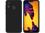 Cadorabo Cover Per Huawei P20 Lite 2018 / Nova 3E Cover Protettiva In Tpu Nero Custodia In Silicone Custodia Per Cellulare
