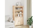 Vidaxl Credenza 80X35X154 Cm In Legno Di Pino Massiccio