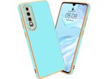 Cadorabo Custodia Per Huawei P30 Cover Protettiva In Turchese Custodia Del Telefono Cellulare Cover Case Tpu Protezione Fotocamera
