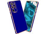 Cadorabo Custodia Per Huawei P40 Pro / P40 Pro+ Custodia Protettiva In Blu Custodia Per Telefono Cellulare Custodia Cover Case Tpu Camera Protection