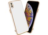 Cadorabo Custodia Protettiva Per Apple Iphone Xs Max In Bianco Custodia Del Telefono Cellulare Tpu Silicone Fotocamera Protezione Caso