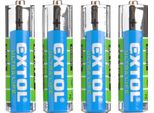 Batterie Al Cloruro Di Zinco, 4 Pezzi, 1,5V Aa (LR6) EXTOL-ENERGIA