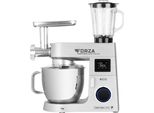 Ecg Forza 7800 Ultimo Argento, Robot Da Cucina, Colore Argento, 1800 W, Vasca Di Miscelazione Da 8 L,