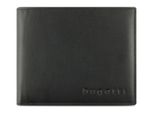 Bugatti Portafoglio Super Slim Classic Wallet Horizontal With Flap Black Nero