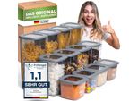 Viwares Barattoli Di Stoccaggio Con Coperchio Ermetico | Set Di 12 Contenitori Di Stoccaggio | Senza Bpa | Barattolo Di Stoccaggio Per Farina, Zucchero E Muesli In Cucina | Pratico