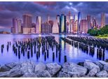 Enjoy Puzzle Cielo Nuvoloso Su Manhattan, New York 1000 Pezzi