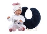 Llorens 74050 New BORN- Bambola Realistica Con Suoni E Corpo In Tessuto Morbido-42 Cm
