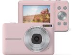Inf Fotocamera Digitale 44Mp/1080P/Zoom Digitale 16X/Luce Di Riempimento Rosa