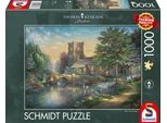 Schmidt Thomas Kinkade Willlow Wood Chapel Puzzle, 1000 Pezzi