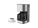 Aeg CM3-1-3ST, Caffettiera, 1,25 L, Caffè Macinato, 1000 W, Nero, Acciaio Inossidabile
