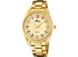 Lotus Orologio Da Donna Classic Elegant Orologio Da Polso In Pelle Oro UL18902/2