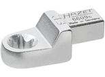 Hazet 6609C-E12 Testa Della Chiave A Croce Torx® ∙ Quadro Inseribile 9 X 12 Mm ∙ Profilo Torx® Esterno ∙ E12
