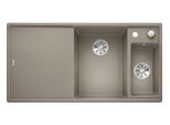 Blanco Axia Iii 6 S, Silgranit® Puradur®, Tartufo, Lavabo A Destra, Con Scarico A Distanza, Incluso Tagliere In Vetro