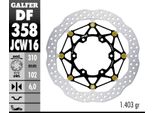 Set Disco Freno Galfer 2X DF358JCW160G03 Wave® Floatech Racing Flottante Anteriore 310X6Mm Per Suzuki GSX-R 600 - 1000 Cc Anno Di Costruzione 2008 - 2021