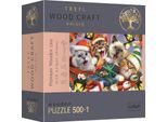 Trefl Legno Artigianato Origine Puzzle Di Natale Gatti 501 Pezzi