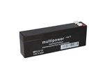 Batteria Al Piombo Multipower MP2,6-12 Pb 12V 2,6Ah 4,8Mm Faston