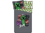 Minecraft Bettbezug Metro Art - 140 X 200 Cm - Baumwolle
