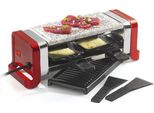 Macchina Per Raclette 2 Persone 350W Rossa Kitchen Chef Gr202-350R