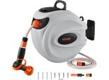 Vevor Scatola Portagomma Da Parete 35Mx12Mm Avvolgitubo Tubo Da Giardino Avvolgitubo Tubo Da Giardino