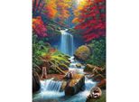 Cobble Hill Puzzle Mysteriö Se Waterfä Lle In Autunno 1000 Pezzi