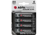 Agfa Photo 110-821887 Agfaphoto Batterie Alkaline Ultra -AA LR06 Mignon 4St.