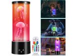 Jiubiaz Led Meduse Night Lights Decorative Rgb Mood Light Aquarium Lava Lamp Colourful Artificial