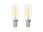 Zmh E14 Led Bianco Freddo Lampadine Vintage - T25 Led Lampadina 6000K E14 Lampadine 4W Lampada A Risparmio Energetico Lampadine Edison, 2 Pezzi