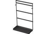 Metaltex Sieradenrek 22X11X36 Cm Mat Zwart/Metaal
