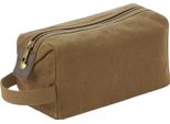 Quadra - Borsa Per Cosmetici "Heritage"", Lavata, Accenti In Pelle BC5245 (Taglia Unica) (Sand)"