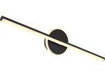 Globo Lighting Applique In Metallo Nero Opaco, Led