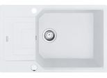Franke Urban Ubg 611-78 Xl Lavello In Glacier Con Manopola Eccentrica In Acciaio Inox / Dimensioni Del Foro 760 X 480 Mm / Lavello In Granito