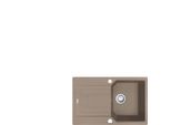 Franke Urban Ubg 611-78 Lavello In Cashmere Con Selettore Centrale In Acciaio Inox / Dimensioni Del Foro 760 X 480 Mm R15 / Lavello In Granito