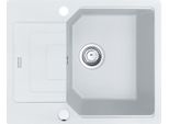 Franke Urban Ubg 611-62 Lavello In Glacier Con Selettore Centrale In Acciaio Inox / Dimensioni Del Foro 600 X 480 Mm R15 / Lavello In Granito