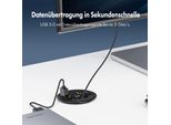 Graugear G-THUB-AU-60 Graugear Usb 3.0 Tisch Hub Mit Audio- Und Mikrofonanschluss