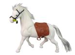 Cavallo Da Sella Bianco Figurina Della Fattoria