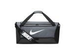 Nike - Borsa Da Viaggio "Brasilia"", Swoosh, Training, 60L BC5121 (Taglia Unica) (Grigio Ferro/Nero/Bianco)"