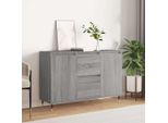 Vidaxl Credenza Grigio Sonoma 101,5X35X70 Cm Materiale A Base Di Legno