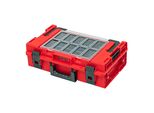 Qbrick System One 200 2.0 Expert Red Ultra Hd Valigia Portautensili Personalizzata Organizzatore Modulare 585 X 385 X 190 Mm 15,4 L Impilabile IP66