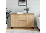 Vidaxl Credenza Rovere Sonoma 101,5X35X70 Cm Materiale A Base Di Legno