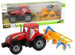 Trattore Rosso Con Trasmissione A Frizione