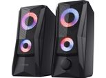 Trust Reproduktory Gxt 606 Javv Rgb-Illuminated 2.0 Speaker Set, čErná
