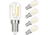 Zmh 4 Pezzi Lampadina E14 Led Bianco Caldo Vintage T22 Led Lampadina Lampada E14 Lampadine 2W 2700K Lampadine Retrò Edison