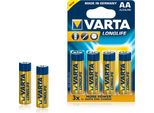 Batterie Varta LR06 Longlife 4+2 Aa