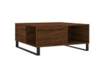 Syfax™ Tavolino Salotto Rovere Marrone 80X80X36,5 Cm Legno Multistrato