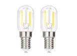 Zmh E14 Led Bianco Freddo Lampadine Vintage - T22 Led Lampadina 6000K E14 Lampadine 2W Lampadine Edison, 2 Pezzi