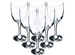 Bicchieri Da Vino Kadax "Lampi"", Bicchiere Da Vino Con Stelo Lungo, Per Vino Rosso E Bianco, 210 Ml, 6 Pezzi"