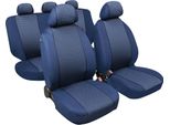 Coprisedili Universali Diago Blue Jacquard Con E Senza Airbag Laterale