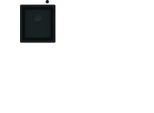 Lavello Sottopiano Franke Maris Mrg 110-37 Fragranit Black Matt - Collezione Black, Valvola A Manopola Rotante