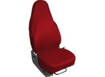 Lampa Easy Cover Coprisedile Anteriore In Poliestere Rosso Universale