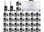 Retekess T130S Wireless Tour Guide System, Sistema Di Guida Turistica Con 100M, Sistema Di Guida Turistica, Con Box Di Ricarica Portatile Con 32 Slot